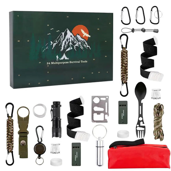Adventskalender Survival Kits Für Männer – 24 Abenteuerliche Überraschungen Für Outdoor-Fans 6