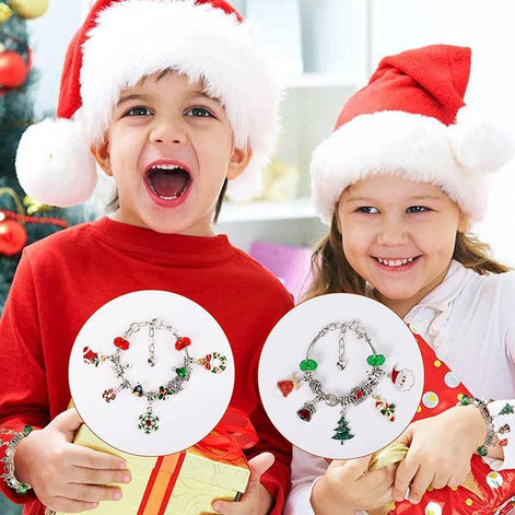Adventskalender mit Charm-Armband und 24 Anhängern – Charmavella