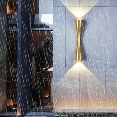 Alurea wetterfeste LED-Wandleuchte für den Außenbereich