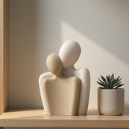 Amoria Design-Skulptur – Symbol für Nähe und Verbundenheit