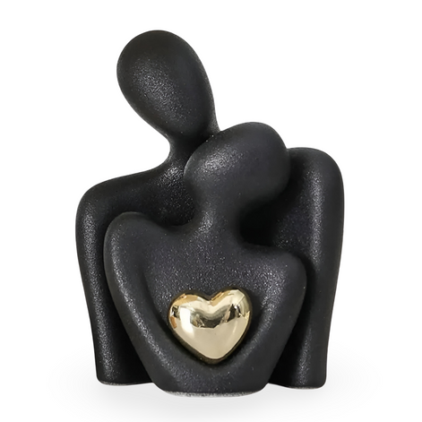 Amoria Keramik-Paarfigur – Zeitlose Symbolik für stilvolle Wohnräume