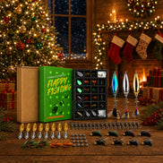 Angel Adventskalender mit 24 Türchen und Angelzubehör – Fischavero