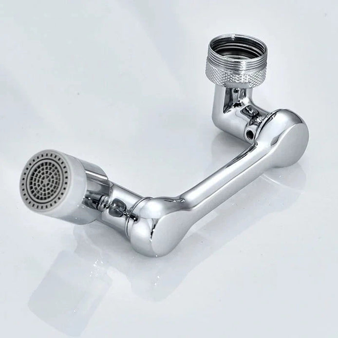 Aqura Flex Strahlaufsatz – Wasserhahn Aufsatz mit 1080° Drehung und zwei Strahlarten