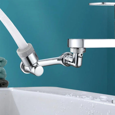 Aqura Flex Strahlaufsatz – Wasserhahn Aufsatz mit 1080° Drehung und zwei Strahlarten