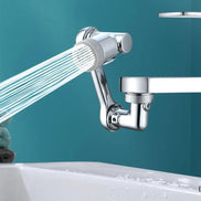 Aqura Flex Strahlaufsatz – Wasserhahn Aufsatz mit 1080° Drehung und zwei Strahlarten