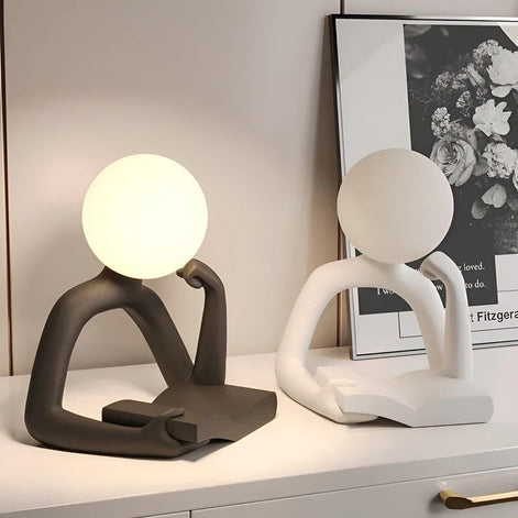 Arvion Tischleuchte mit abstraktem Design – dekorative Lampe für Innenräume