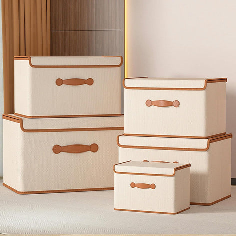 Aufbewahrungsbox mit Deckel für Kleidung und Spielzeug