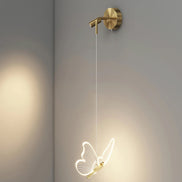 AuriFlora – Wandleuchte mit schmetterlingsförmigem Design