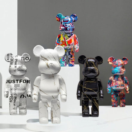 Bär Street Art Figur – Charaktervolle Eleganz für Ihr Zuhause 3