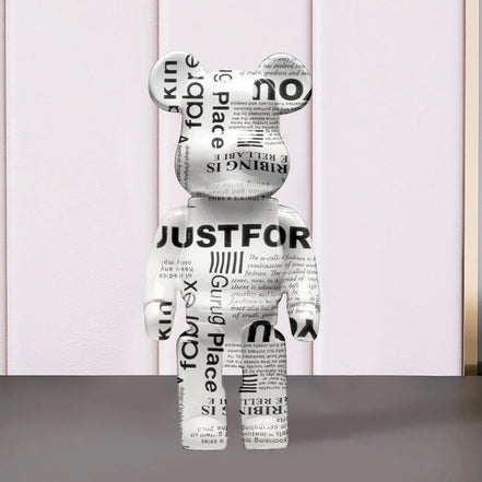 Bär Street Art Figur – Charaktervolle Eleganz für Ihr Zuhause 7