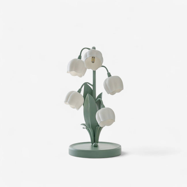 OrchiLume – Tischleuchte mit dekorativem Orchideenmuster