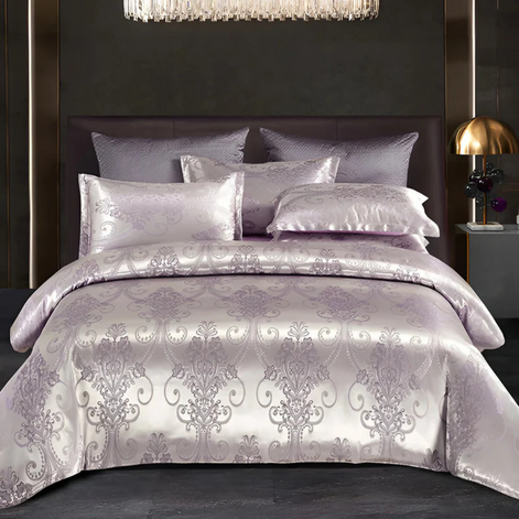 Bettdecke Satin Mit Blumendruck – Luxuriöser Komfort Für Ihre Nächte 1
