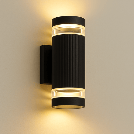 Black Outdoor Wall Light – Stylish Design for Enhanced Safety 0