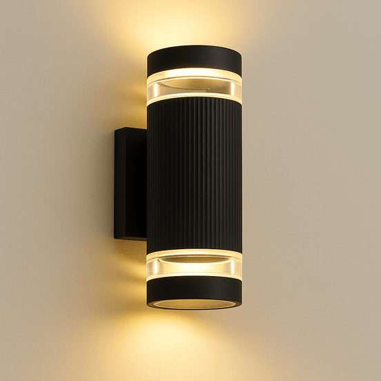Black Outdoor Wall Light – Stylish Design for Enhanced Safety 0