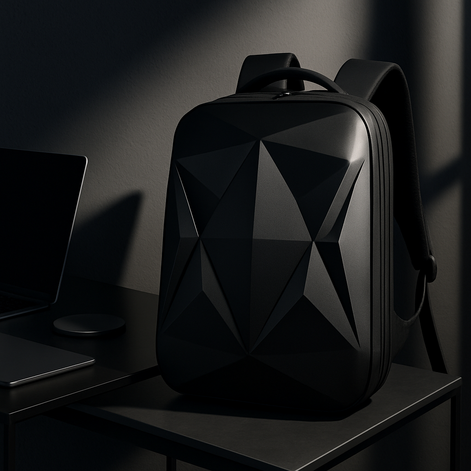 Hartschalen-Rucksack mit USB-Anschluss, 35L und 17,3 Zoll Laptopfach – Nexaro