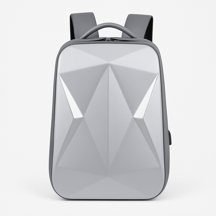 Hartschalen-Rucksack mit USB-Anschluss, 35L und 17,3 Zoll Laptopfach – Nexaro