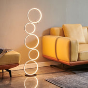 Cirvona LED-Stehleuchte mit Ringelement