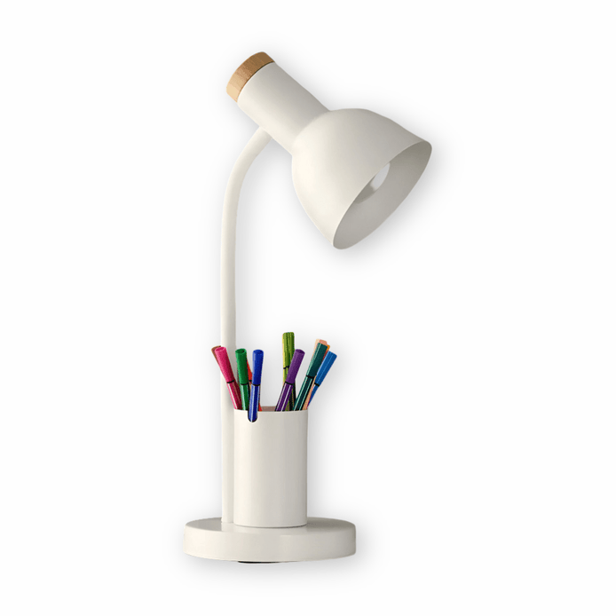 ClarioDesk LED-Schreibtischleuchte mit integriertem Stiftefach