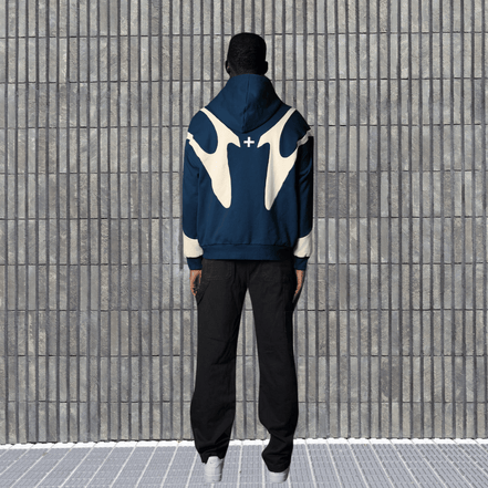 AbstractVibe Hoodie – Unisex Kapuzenpullover mit modernem Design