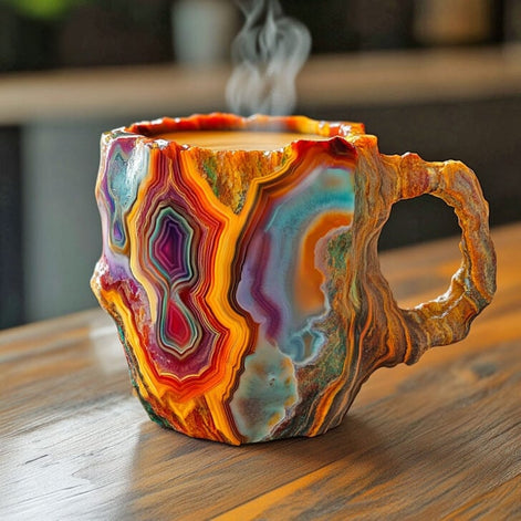 Cristava Mineralglas-Kaffeetassen – Glasbecher für Heißgetränke