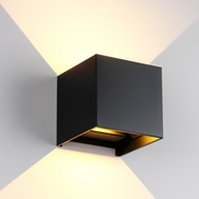 Cubora LED-Wandleuchte im Kubus-Design