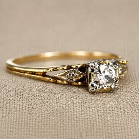 Damen Ring schmal mit klassischem Banddesign – Elviora