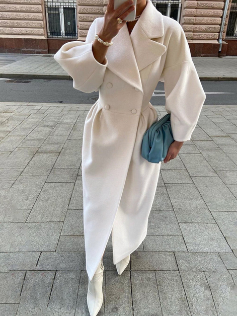 Damen Trenchcoat mit Reverskragen und Knopfverschluss Velmessa
