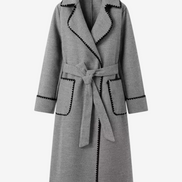 Damen Trenchcoat mit Taillengürtel und Seitentaschen Valmessa