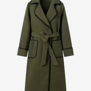 Damen Trenchcoat mit Taillengürtel und Seitentaschen Valmessa