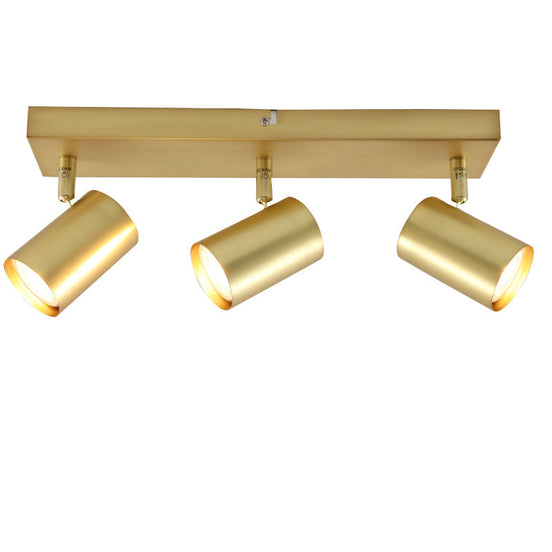 ELENA Ceiling Lamp – Elegant Brass Flush Mount Ceiling Light 0