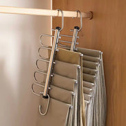 Edelstahl Kleiderbügel-Organizer mit Mehrfachstangen