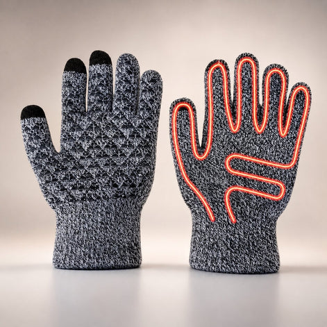 Elektrisch beheizbare Handschuhe mit USB-Aufladung und Touchscreen-Funktion – Calviro