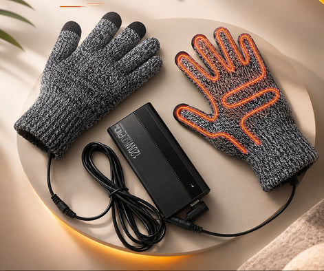Elektrisch beheizbare Handschuhe mit USB-Aufladung und Touchscreen-Funktion – Calviro