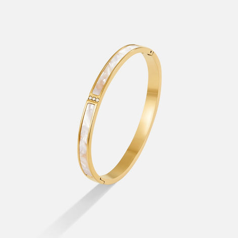 Elvarisse Damen Armband mit polierten Details und schlanker Form