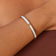 Elvarisse Damen Armband mit polierten Details und schlanker Form