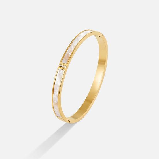 Elvarisse Damen Armband mit polierten Details und schlanker Form