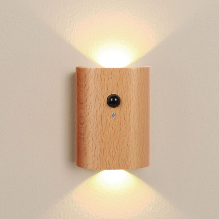 Erb Kabellose Wandleuchte Helle Birke – Stilvolle Automatische Lichtquelle 0