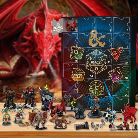 Fantasy Adventskalender mit 24 Sammelobjekten für Rollenspiel-Fans – Mytharion