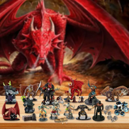 Fantasy Adventskalender mit 24 Sammelobjekten für Rollenspiel-Fans – Mytharion