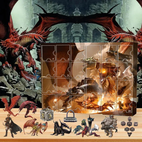 Fantasy Adventskalender mit 24 Sammelobjekten für Rollenspiel-Fans – Mytharion
