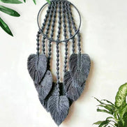 Feather Dreams Makramee-Wandbehang – Stilvolle Handgefertigte Bohème-Dekoration 4