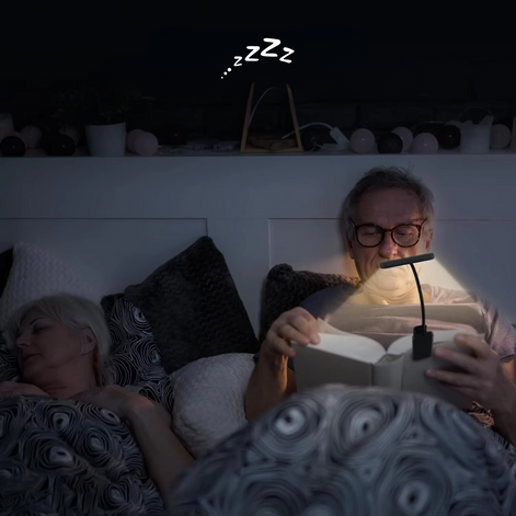 FlexiRead LED-Leselampe – Flexible Beleuchtung mit Clip