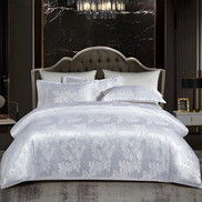Floréa Satin Bettdecken-Set – Eleganter Schlafkomfort mit Blumenmuster