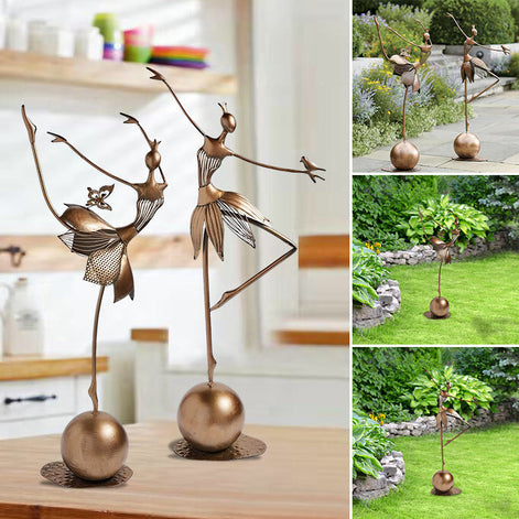 Florena Gartenfigur aus Metall