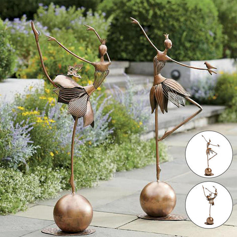 Florena Gartenfigur aus Metall
