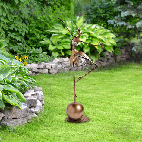 Florena Gartenfigur aus Metall