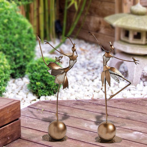 Florena Gartenfigur aus Metall
