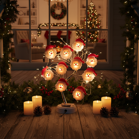 Frosto LED-Lichterkette – Motivreiche LED-Kette für Innenbereiche