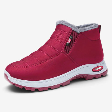 Gefütterte Stiefel mit Seitenreißverschluss Velrano