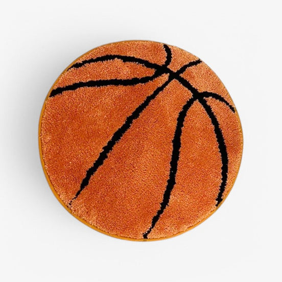 Getufteter Teppich mit Basketball-Motiv